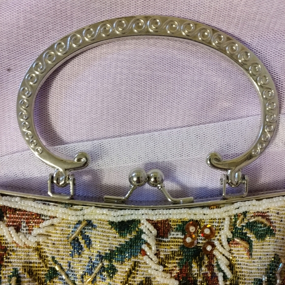 👛Vintage Style Beaded Clip Purse - Picture 4 of 6